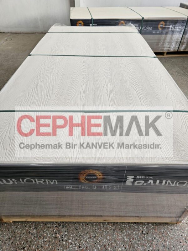Meta BAUHOLZ Fibercemet Ahşap Doku Levha 8-10-12 mm - Görsel 2